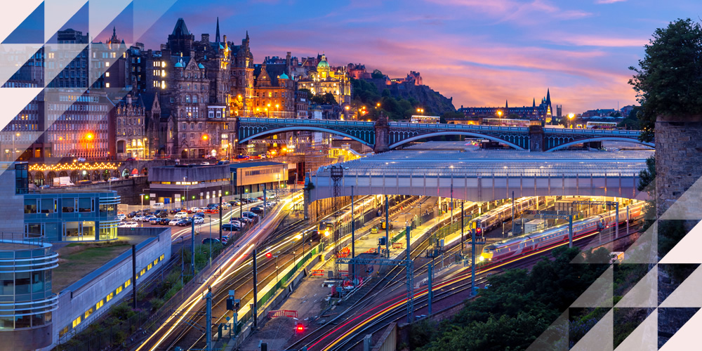 Rail Safety Graphic - Waverley Station, Edinburgh