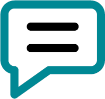 Teal Speech Bubble